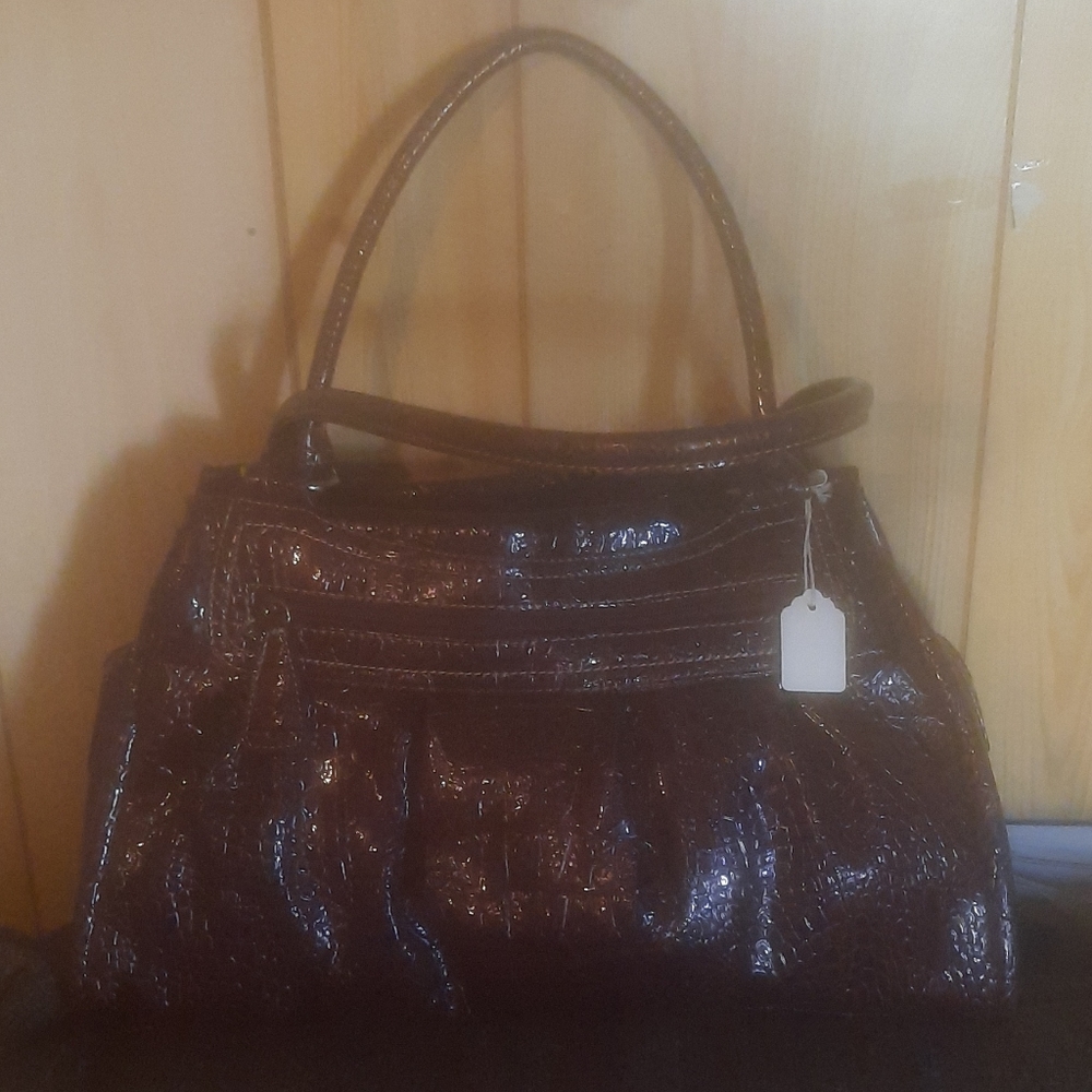 BROWN LEATHER PURSE